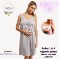 MARIANA K MATERNAL CAMISON A RAYAS IDEAL PARA AMAMANTAR C/BOTON T1/4